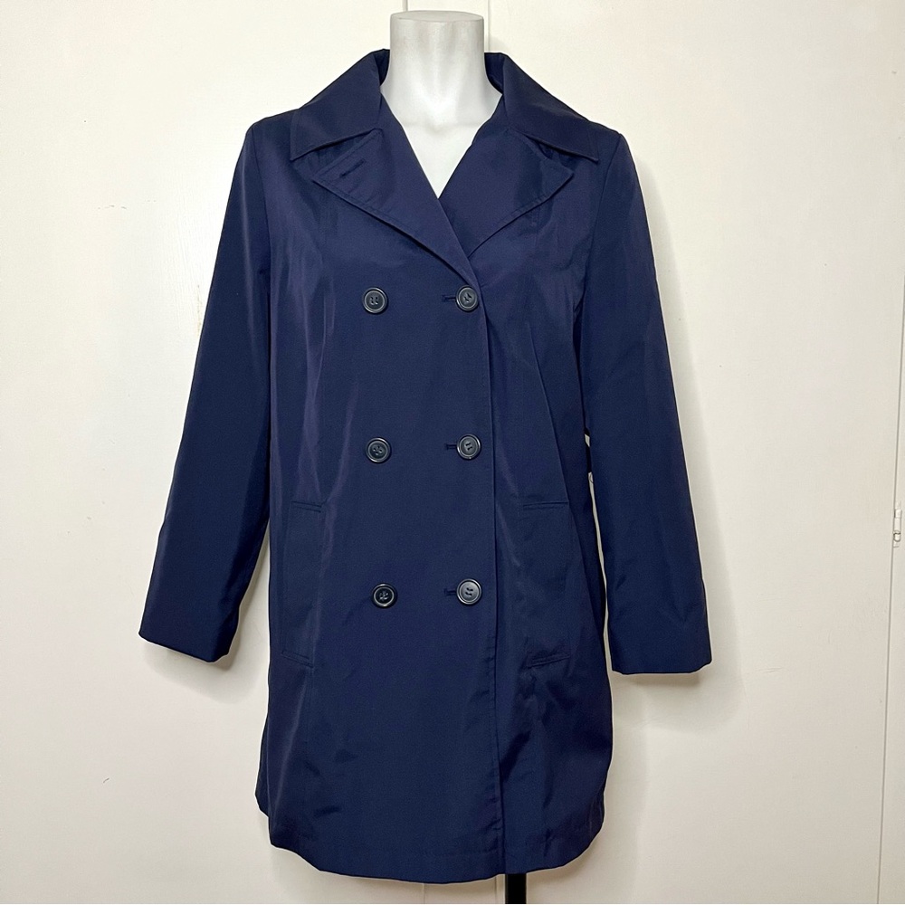 Vintage Navy Sears Trench Coat